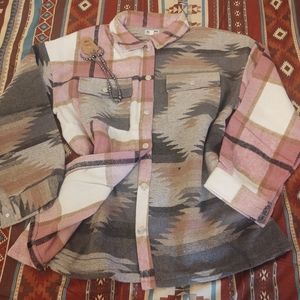 Aztec Plaid Shacket